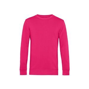 B&C Mens Crew Neck Sweat / Magenta Pink